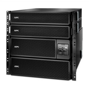 APC Smart-UPS SRT 10kVA RM with two 208V to 120V 2U 5kVA Step-Down Transformers