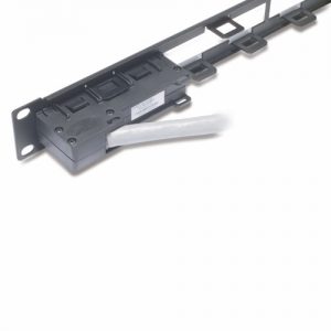Data Distribution 1U Panel, Holds 4 each Data Distribution Cables for a Total of 24 Ports