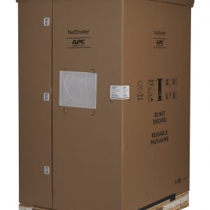 NetShelter SX 48U 750mm Wide x 1200mm Deep Enclosure with Sides Black -2000 lbs. Shock Packaging
